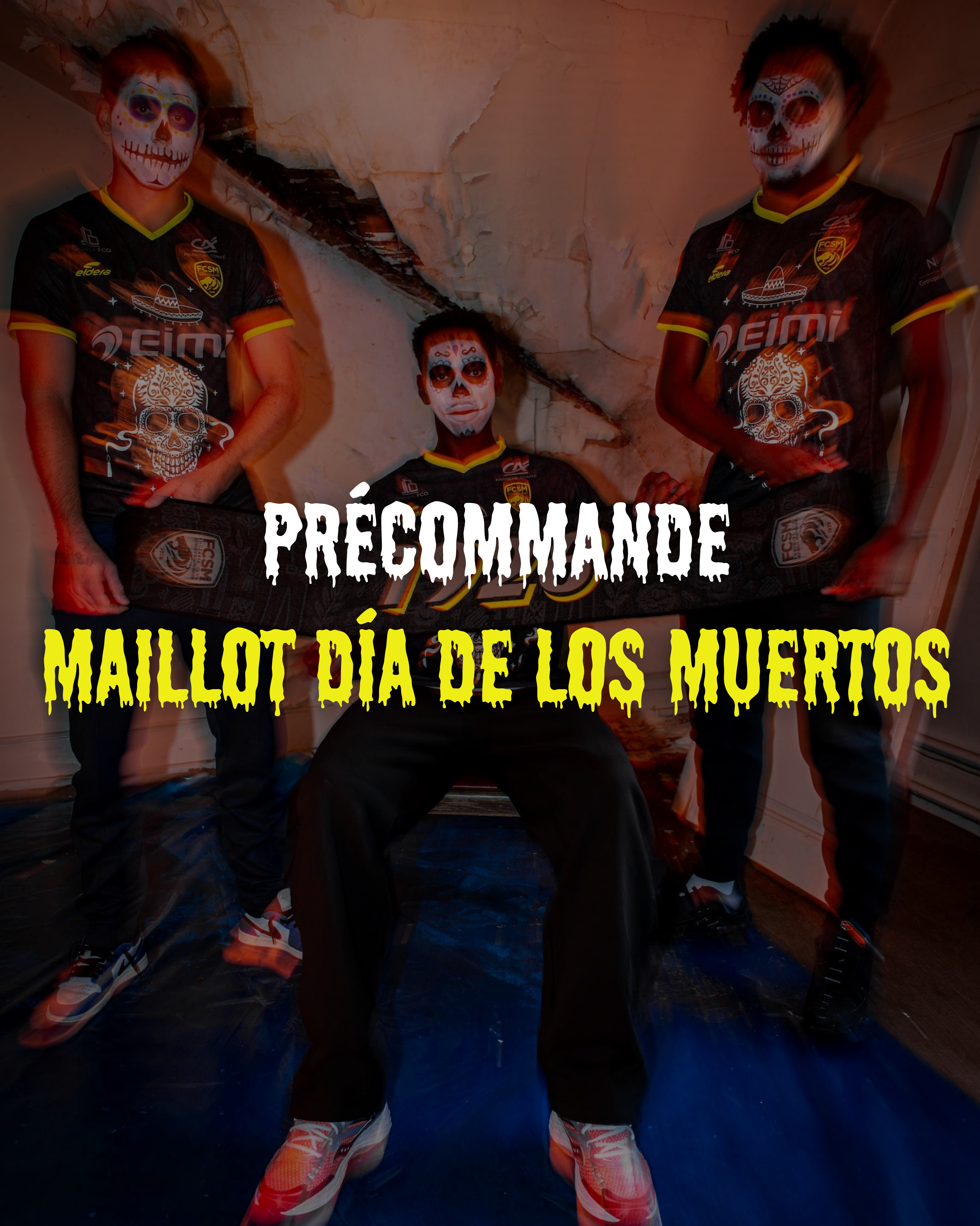PRÉCOMMANDE - Maillot Día de los Muertos