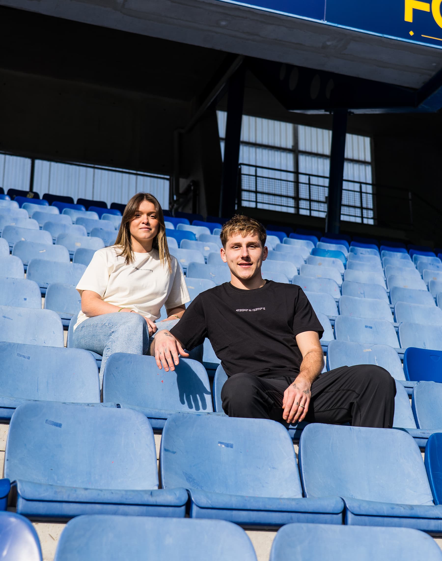 T-SHIRT "LATITUDE" NOIR